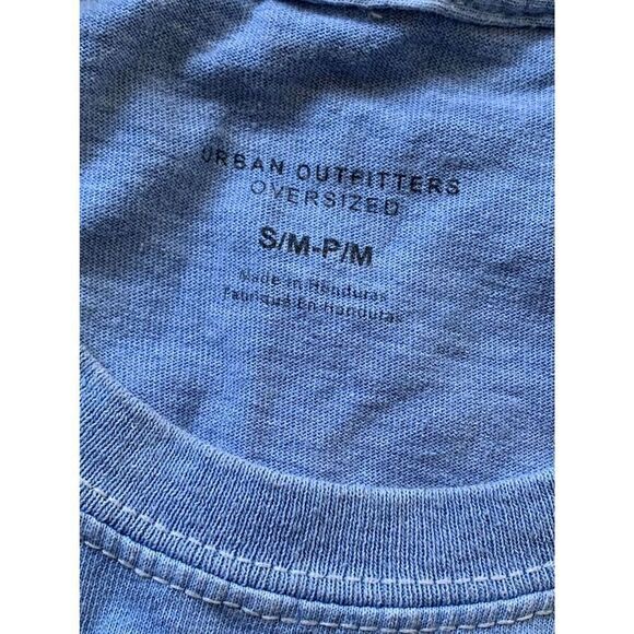 Urban Outfitters Mt. Fuji GRAPHIC LOGO RETRO BLUE Oversized T Shirt sz S M - Picture 4 of 6